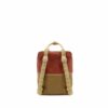 Sticky Lemon Backpack Large | Colourblocking | Blue Berry + Willow Brown + Pear Green
