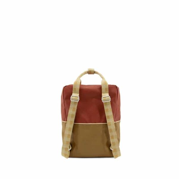 Sticky Lemon Backpack Large | Colourblocking | Blue Berry + Willow Brown + Pear Green