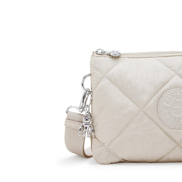 Kipling Riri Crossbody Bag Quilted Airy Beige