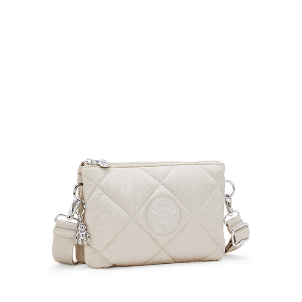 Kipling Riri Crossbody Bag Quilted Airy Beige