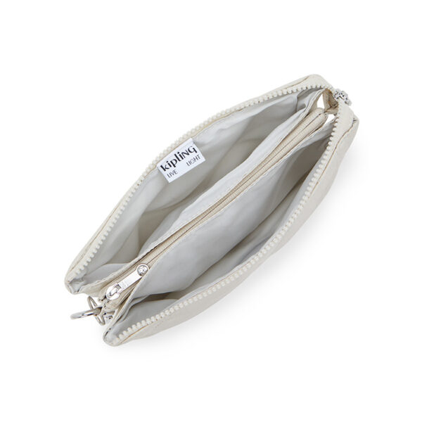 Kipling Riri Crossbody Bag Quilted Airy Beige